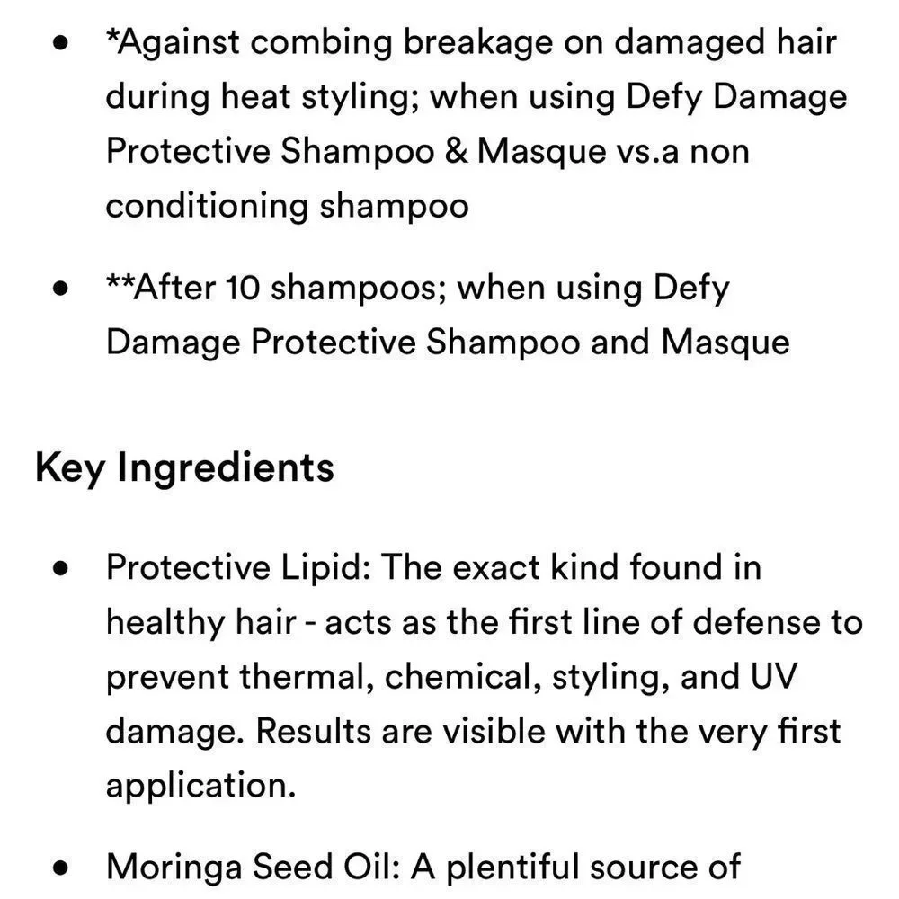 $6❤️‍🔥 Joico Defy Damage Protective Masque Travel Size NEW Mask Hair - Picture 6 of 7